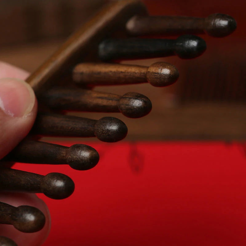 Natural Comb — Anti-Static No-Snag Wooden Hair Tool