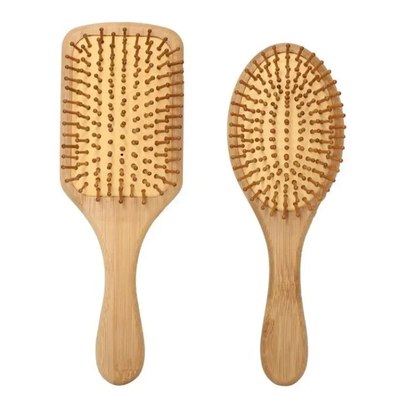 Bamboo Paddle Brush — Hair Loss Massage Brush
