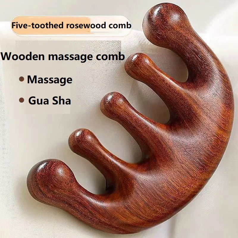 Hair & Body Wooden Massager Comb
