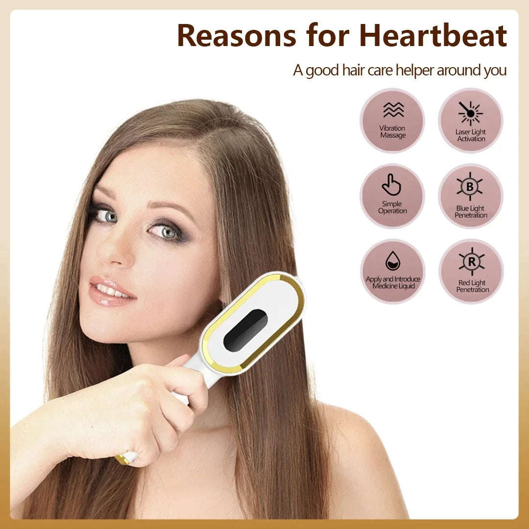 Dual LED Light Therapy Hair Growth Comb
