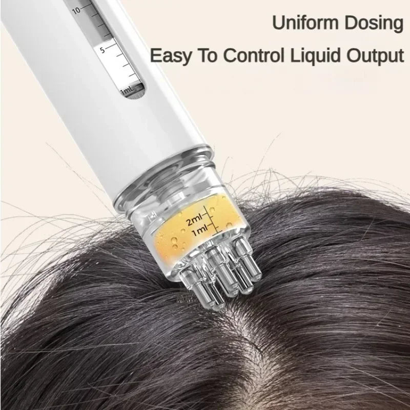 Mini Scalp Massager with Liquid Applicator