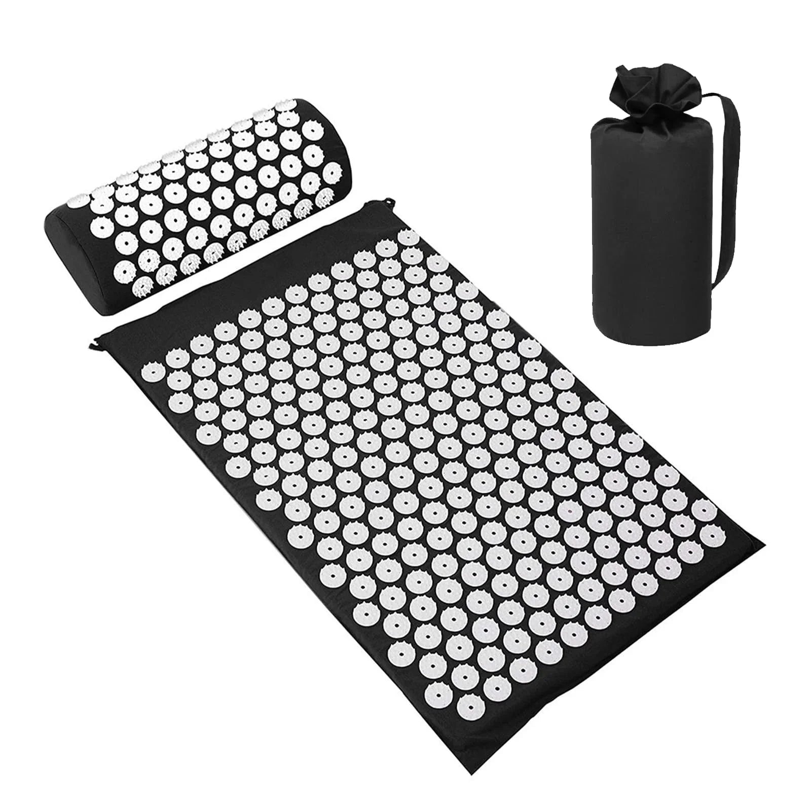 Acupressure Mat and Pillow Set — Head & Body Pressure Therapy