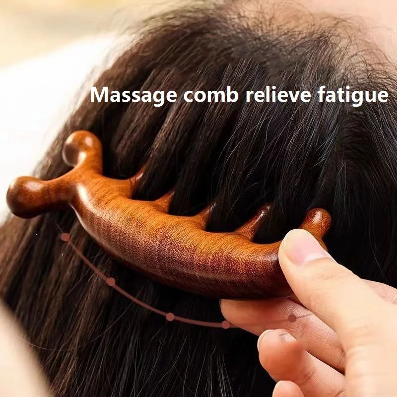 Hair & Body Wooden Massager Comb