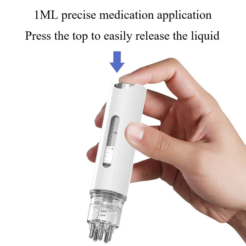 Mini Scalp Massager with Liquid Applicator